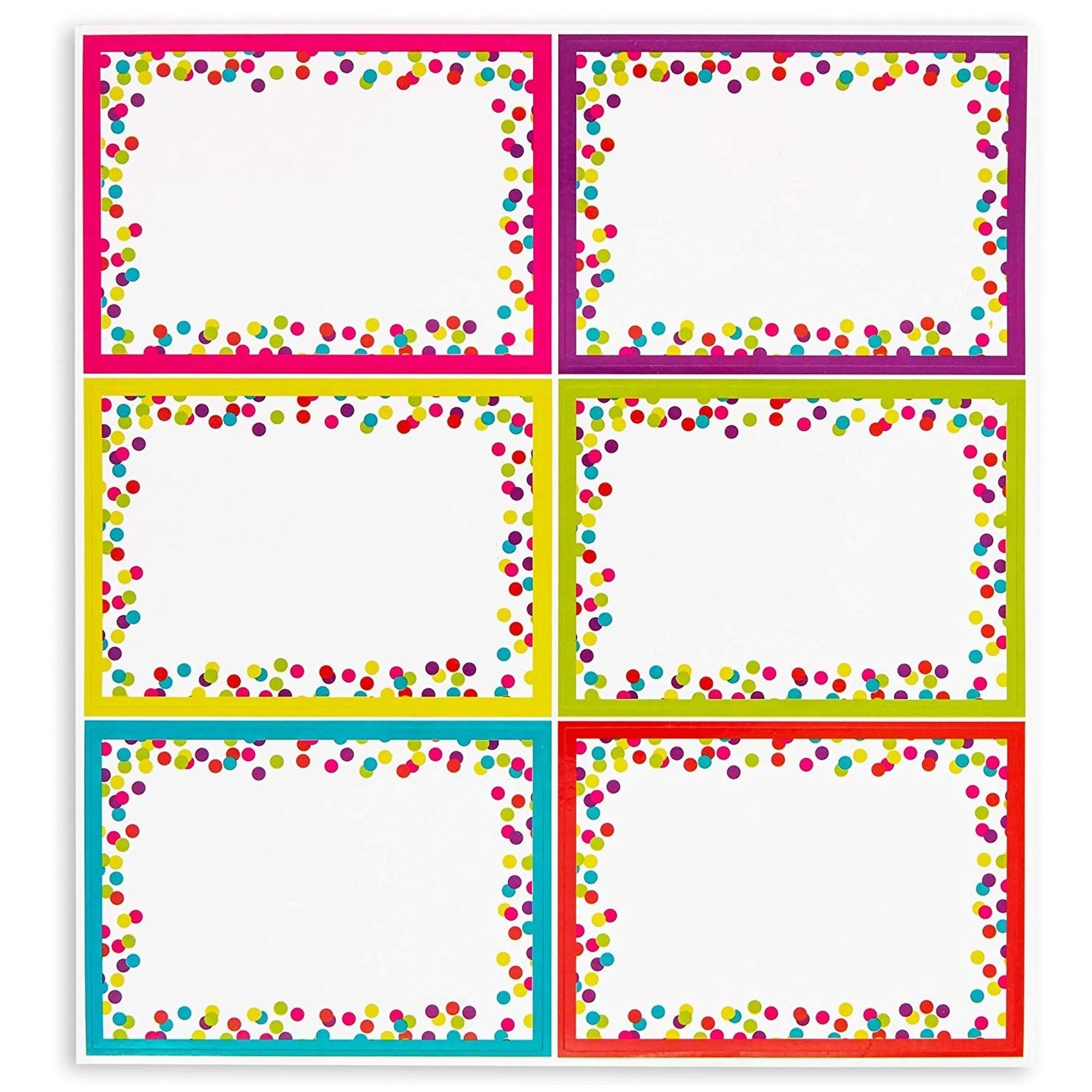 144 Pieces Decorative Colorful Name Tags For Classroom Blank Stickers 144 Pieces Decorative Colorful Name Tags For Classroom Blank Stickers
